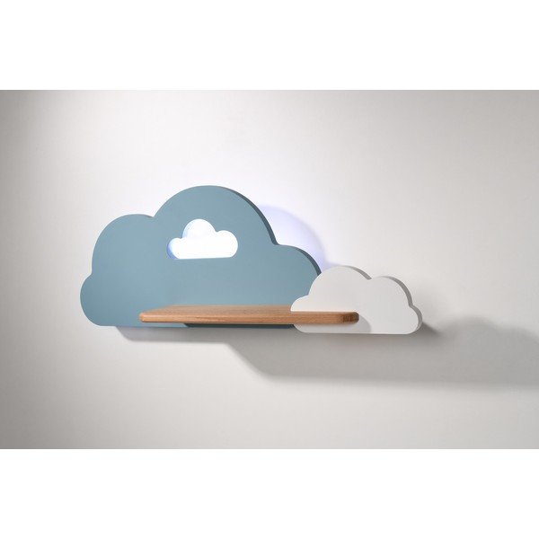 Apparecchio per bambini bianco-blu Cloud - Candellux Lighting-image-1
