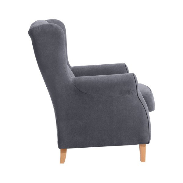 Poltrona Lorris grigio antracite - Max Winzer-image-1