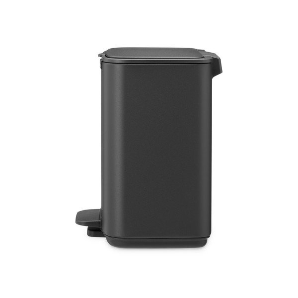 Cestino per la spazzatura grigio scuro in acciaio con pedale 4 l Bo – Brabantia-image-3