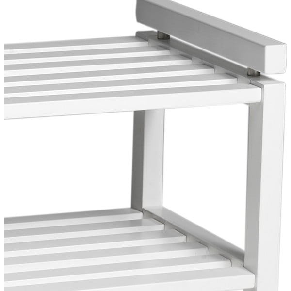 Scarpiera bianca in legno di betulla Ull Confetti - Rowico-image-3