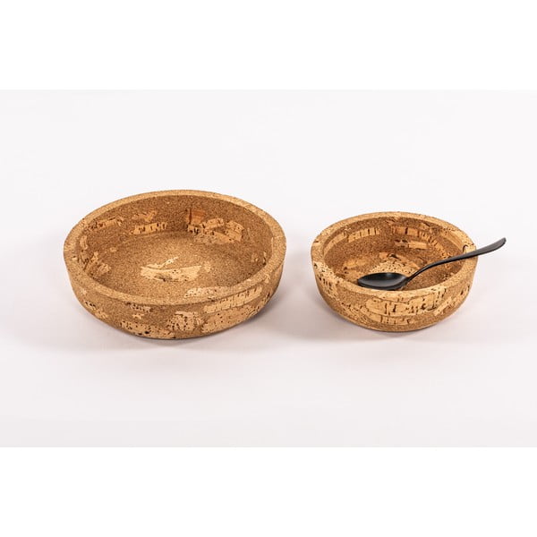 Ciotola in sughero di colore naturale 112,5 ml Querco - ZicZac-image-2