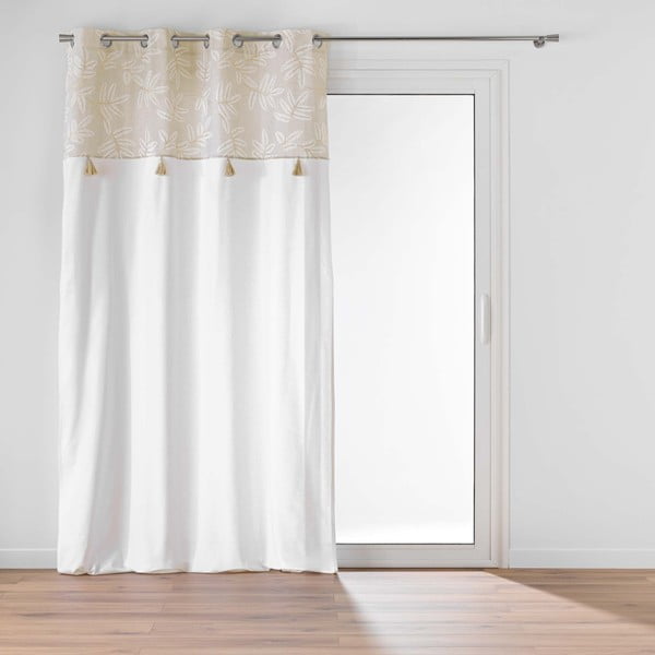 Tenda bianca/beige in misto cotone 140x240 cm Altea – douceur d'intérieur