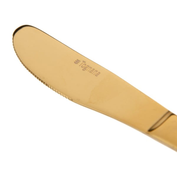 Posate in acciaio inox color oro 24 pezzi - Ixia-image-3