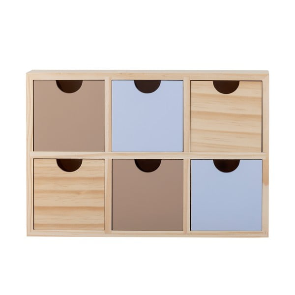 Organizer per bambini in legno di colore naturale 27x8x18 cm Calle - Bloomingville Mini-image-3
