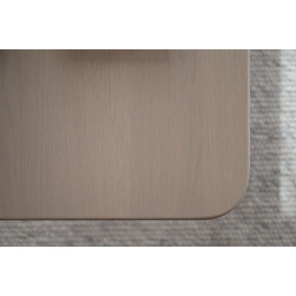 Tavolino da salotto colore naturale chiaro con piano effetto rovere 50x103 cm Driscoll – Rowico-image-4