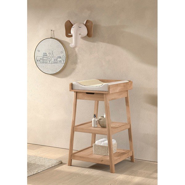 Fasciatoio di colore naturale in rovere massiccio Woods – Vipack-image-1