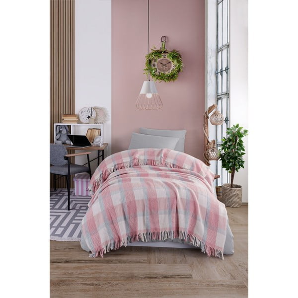 Copriletto rosa 150x200 cm Warm Soft – Mijolnir-image-1