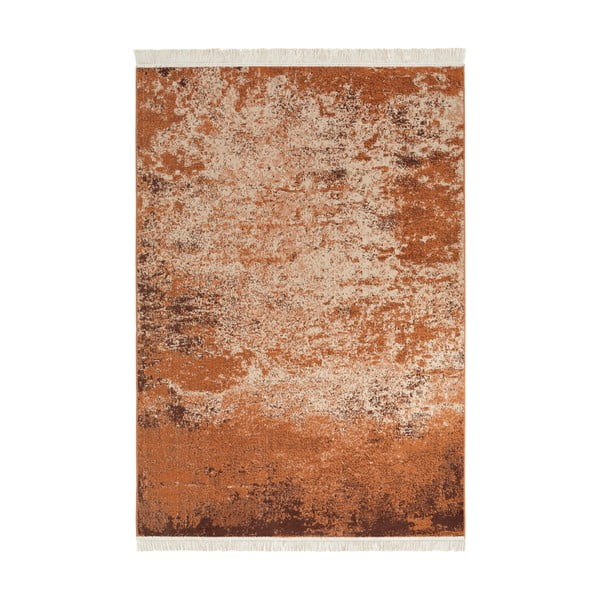 Tappeto arancione con cotone riciclato , 160 x 230 cm Sarobi - Nouristan