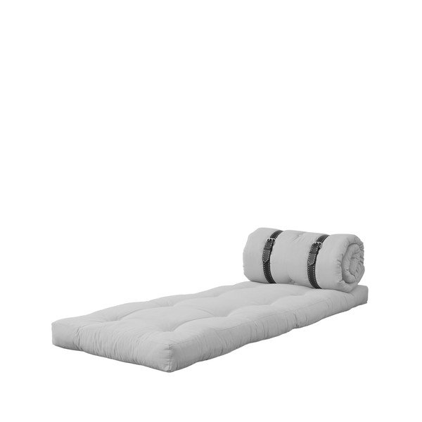 Variabilní křeslo s bíle prošívanými koženými pásky Karup Buckle Up Light Grey-image-4