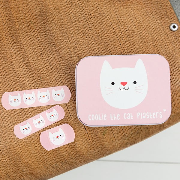 Scatola patch rosa Cookie the Cat - Rex London-image-1