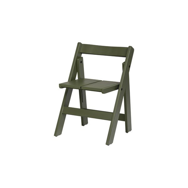 Sedia da esterno verde in legno massiccio Navo – noo.ma