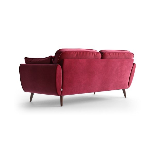 Divano in velluto rosso Auteuil - My Pop Design-image-4