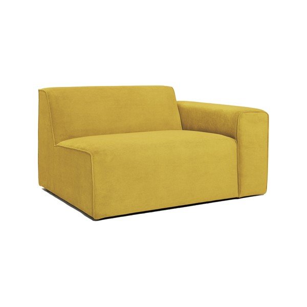 Modulo divano in velluto a coste giallo (angolo destro) Sting - Scandic-image-2