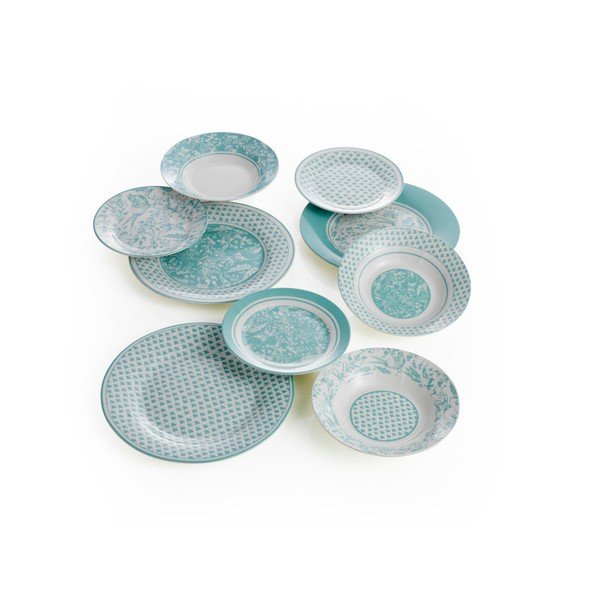18dílný porcelánový servis Brandani Aqua