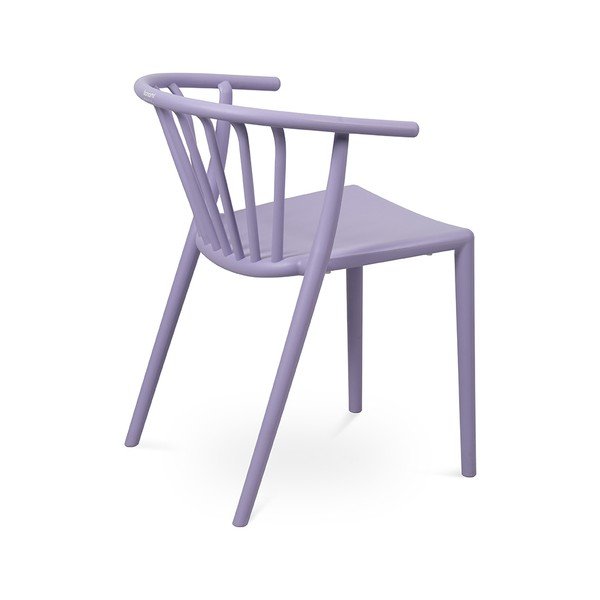 Sedia da esterno lavanda in plastica Capri – Bonami Essentials-image-4