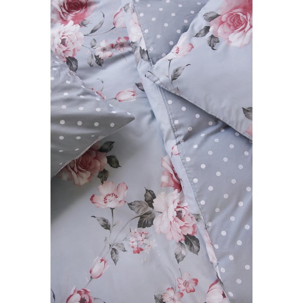 Lenzuola in cotone grigio per letto matrimoniale, 200 x 220 cm Belle - Bonami Selection-image-1