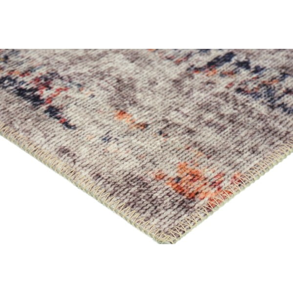 Tappeto lavabile bianco e beige 200x80 cm - Vitaus-image-2