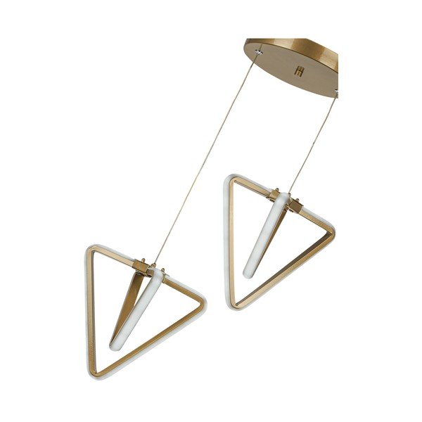 Lampadario LED color bronzo in metallo ø 20 cm Baris – Squid Lighting-image-3