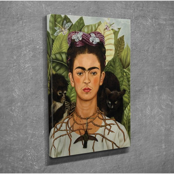 Riproduzione murale su tela, 30 x 40 cm Frida Kahlo - Wallity-image-1