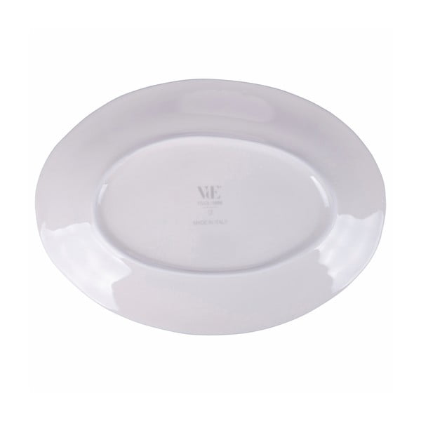 Piatto da portata in ceramica , 38 x 27,5 cm Face to Grey - VDE Tivoli 1996-image-3