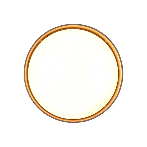 Marrone chiaro Plafoniera LED ø 30 cm Locarno - Reality-image-2