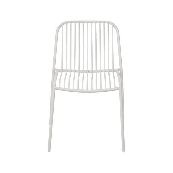 Sedia da esterno grigio chiaro in metallo Yua Wire – Blomus-image-2