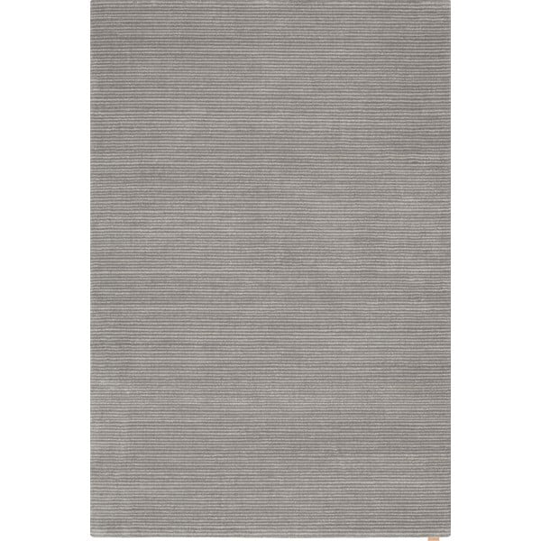 Tappeto in lana grigio 120x180 cm Calisia M Ribs - Agnella