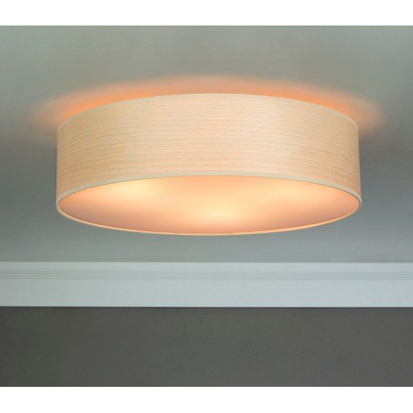 Lampada da soffitto in impiallacciatura naturale di faggio sbiancato TSURI L, ⌀ 40 cm Tsuri - Sotto Luce-image-3