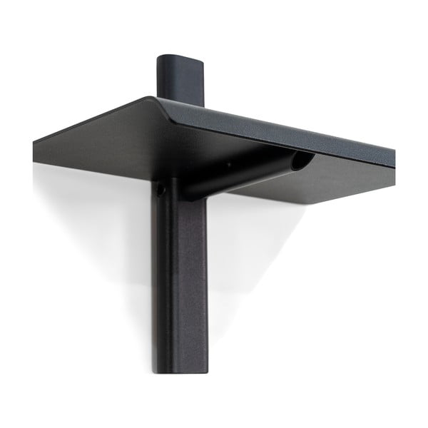Mensola nera in metallo 28 cm Hola – Spinder Design-image-2