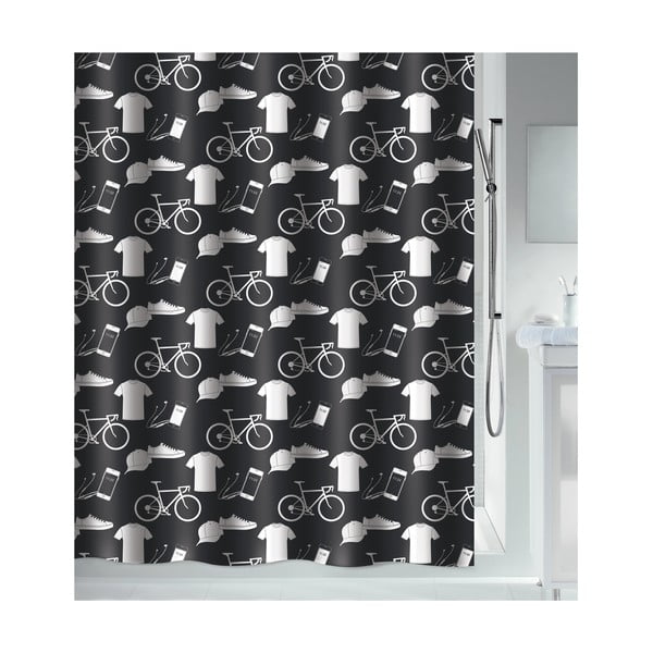 Tenda per doccia 180x200 cm Patchwork – Spirella