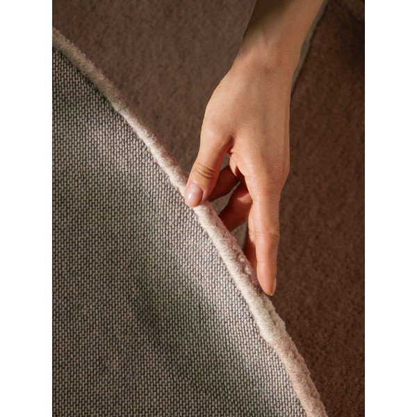 Tappeto rotondo rosa polveroso in lana ø 160 cm Arteo – Villeroy&Boch-image-1