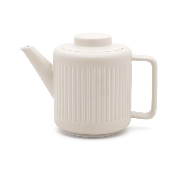 Teiera bianca in porcellana con filtro 1,2 l Skagen – Bredemeijer