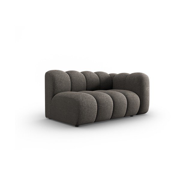 Divano componibile in grigio scuro (con penisola a destra) Lupine – Micadoni Home-image-1
