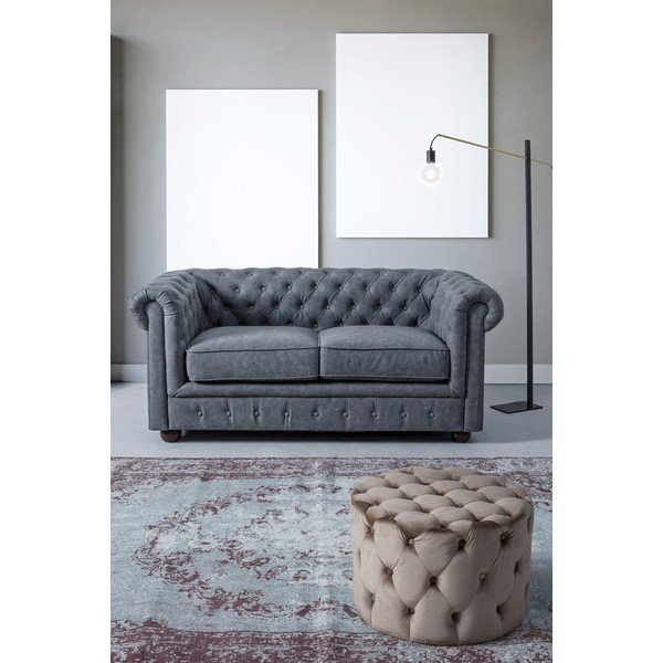 Poggiapiedi grigio tortora Lorella – Yes Everyday-image-1