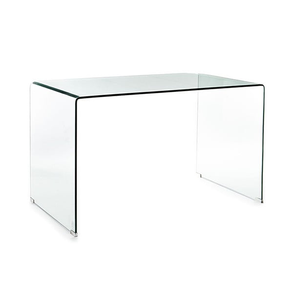 Tavolo da lavoro in vetro 70x126 cm Bend - Tomasucci-image-2