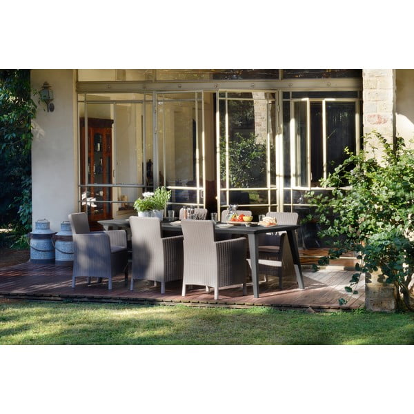 Sedia da giardino in plastica marrone chiaro Trenton - Keter-image-2