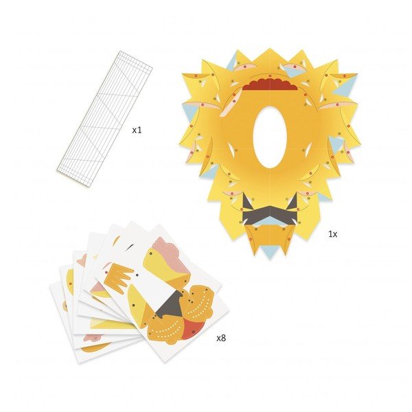 3D dekorace Djeco Lev-image-1