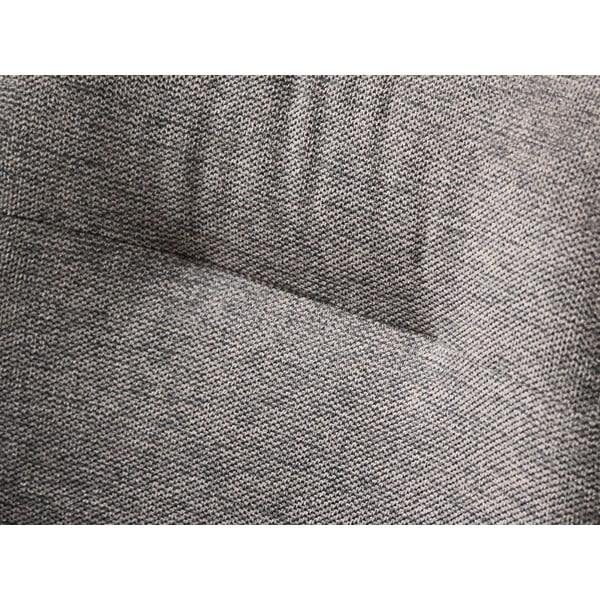 Sedia da pranzo grigia in imbottito con braccioli Roxana – Unique Furniture-image-1