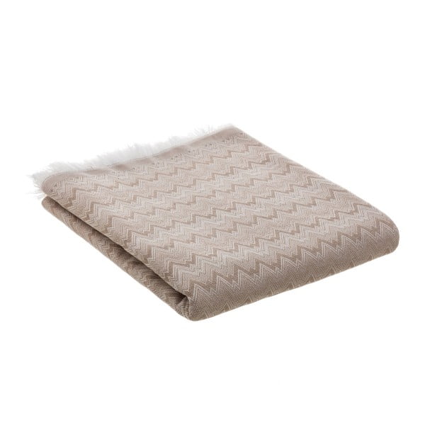 Copriletto beige per letto matrimoniale 230x290 cm Up & Down - Casa Selección-image-3