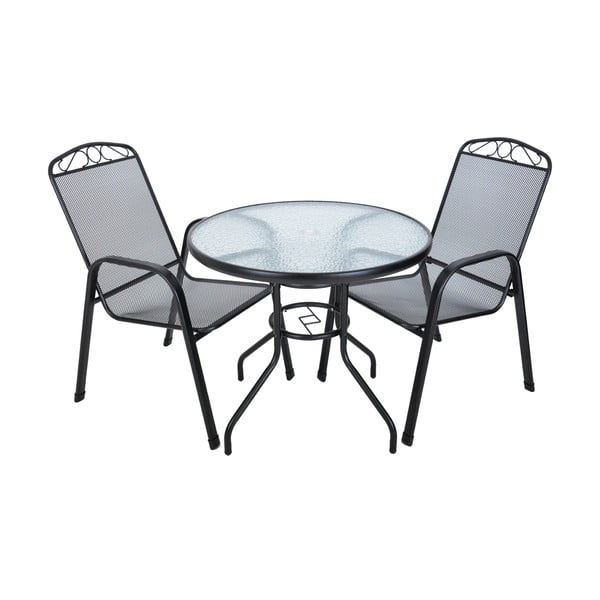 Tavolo da pranzo da giardino rotondo ø 80 cm ZWMT – Rojaplast-image-2