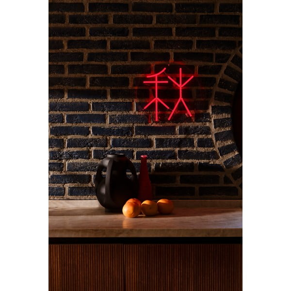 Decorazione con luce al neon a LED rossa Sya - Dutchbone-image-1