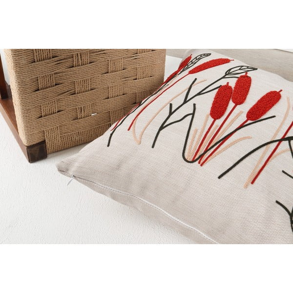 Cuscino decorativo in lino 43x43 cm Straw – Mioli Decor-image-3