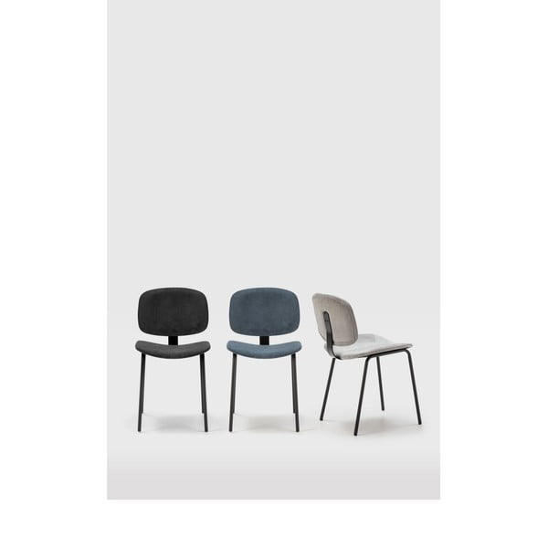 Sedie da pranzo grigie in set di 2 Arus - Marckeric-image-1