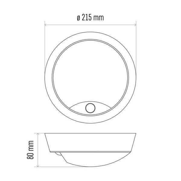 Plafoniera LED nero opaco con sensore di movimento Zuri - EMOS-image-4