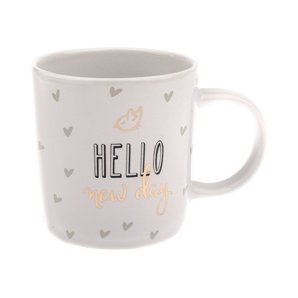 Tazza in porcellana Hello, 360 ml - Dakls
