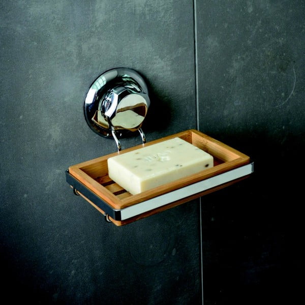 Portasapone da parete in bambù Spa - Compactor-image-2