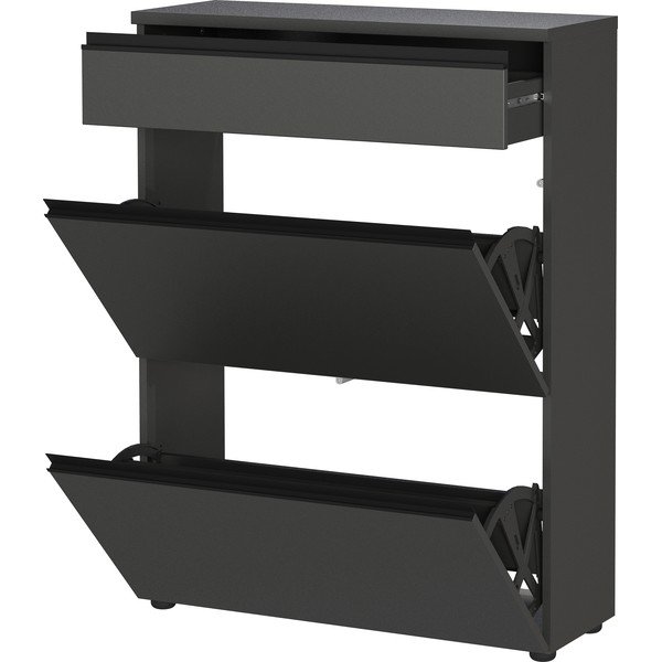 Scarpiera color antracite 80x107x29 cm Baldone – Germania-image-2