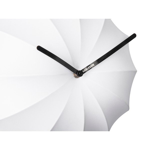 Orologio da parete bianco , ø 40 cm Stretch - Karlsson-image-2