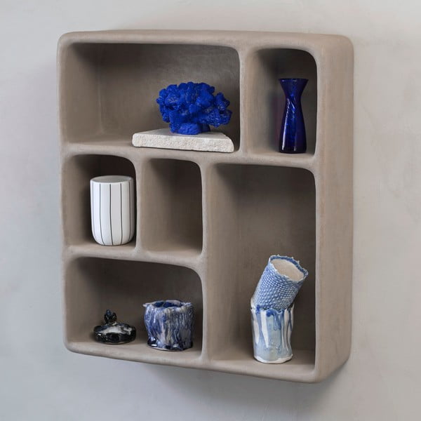 Scaffale a castello grigio chiaro in pietra Art Studio - Mette Ditmer Denmark-image-3