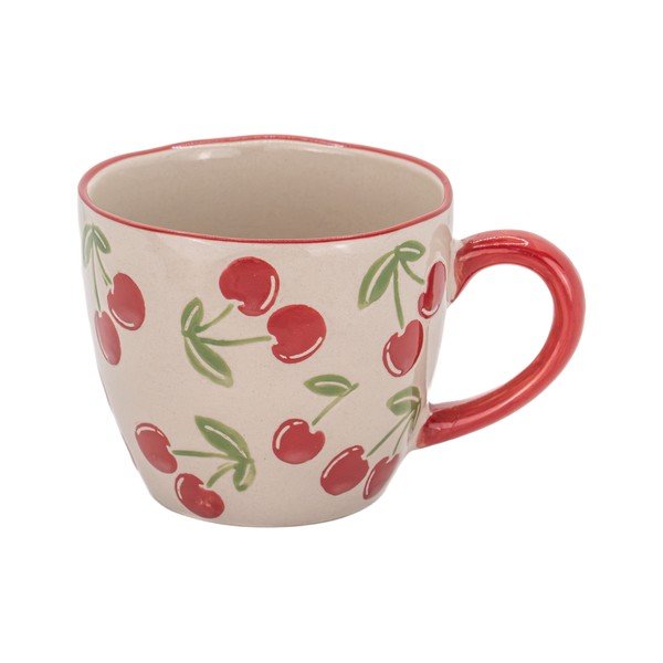 Tazza beige in ceramica 250 ml Cherries – Sass & Belle
